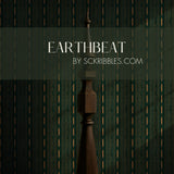 Drifted Grain | Rustic Grunge Organic Weathered Striped Wallpaper