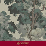 Green trees wallpaper.