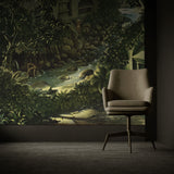 Green Moody Tropical Scenic Jungle Wallpaper Mural {Bali Bliss} Wallpaper Sckribbles   