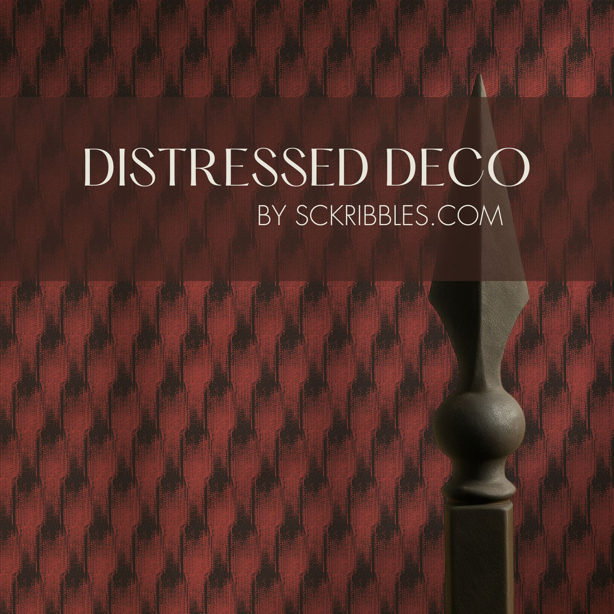 Rebel Deco | Moody Organic Grunge Art Deco Wallpaper Wallpaper Sckribbles