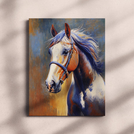 Dreamy Horse Painting Wall Art Canvas {Equine Portrait} Canvas Wall Art Sckribbles   