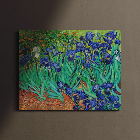 "Irises" Famous Vintage Wall Art Canvas by Vincent van Gogh Canvas Wall Art Sckribbles   
