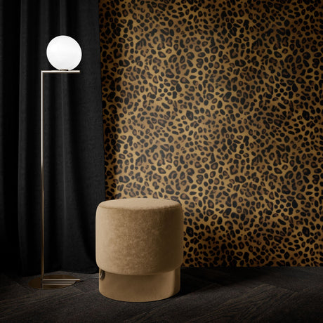 Fun Dramatic Leopard Print Wallpaper {Savannah Chic} Wallpaper Sckribbles   