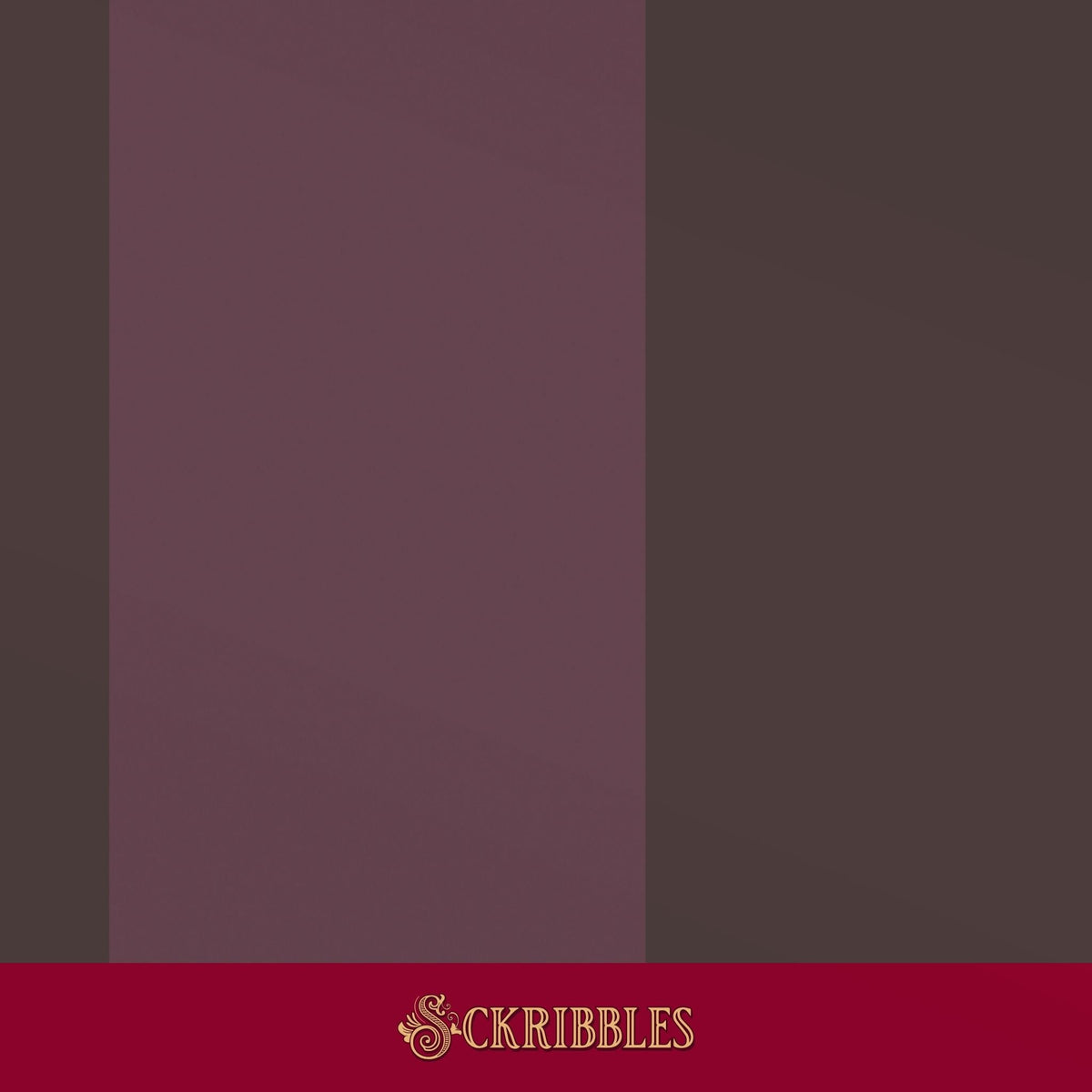 Large moody mauve striped wallpaper.