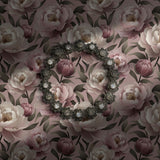 Large-scale pink peony wallpaper.