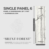 Scenic Landscape Birch Tree Wallpaper Mural {Silent Forest} Wallpaper Mural Sckribbles