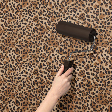 Maximalist Leopard Print Wallpaper {Feline Fancy} Wallpaper Sckribbles   