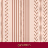 Light pastel pink striped wallpaper.