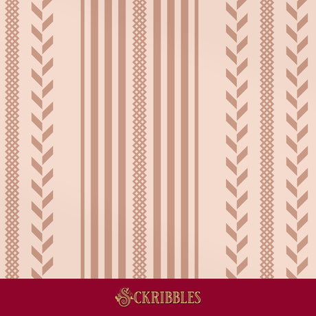 Light pastel pink striped wallpaper.
