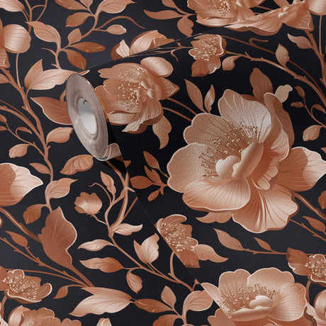 Gold Floral Luxury Chinoiserie Wallpaper {Eden Elegance} Wallpaper Sckribbles