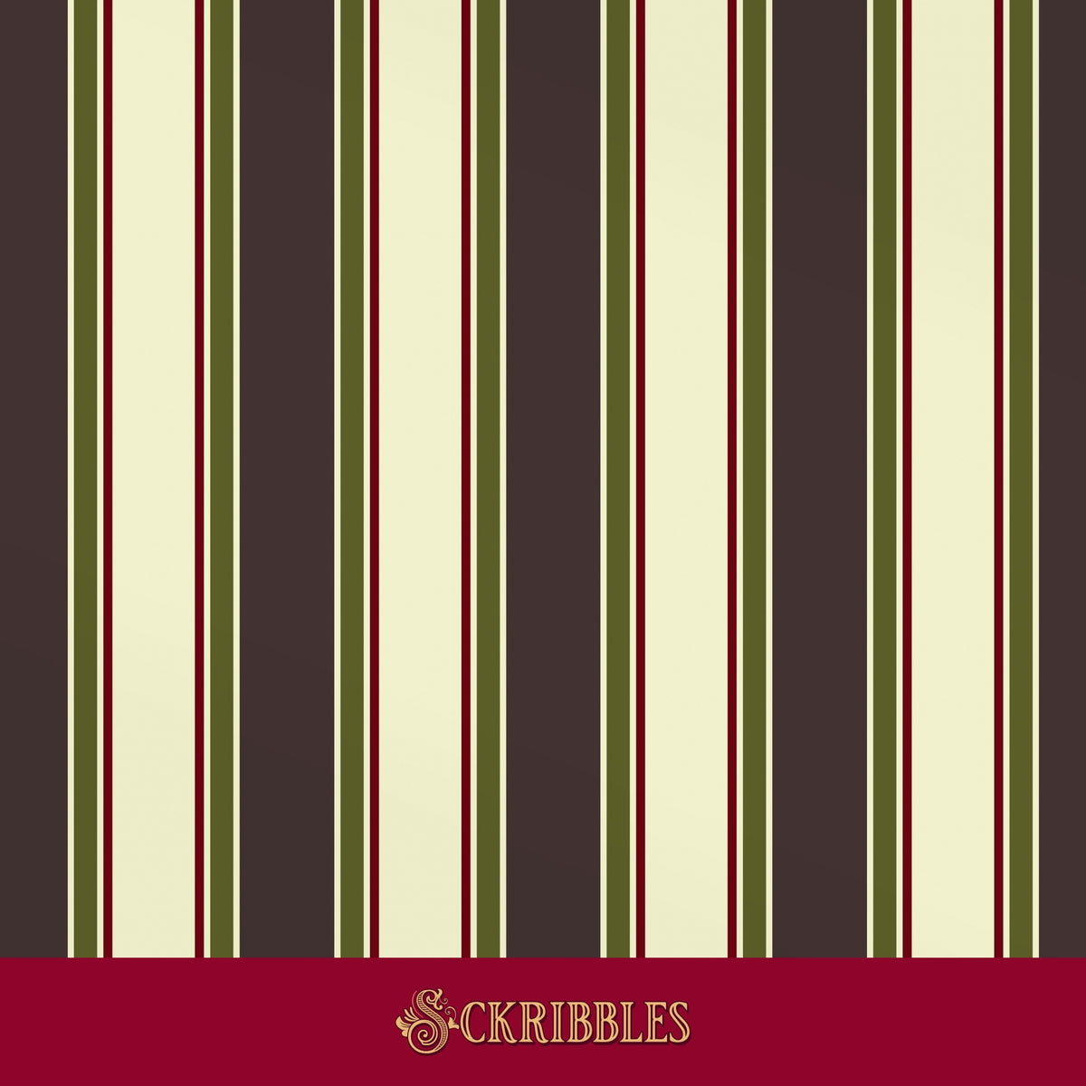 Regal Stripes | Classic Masculine Striped Wallpaper