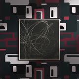 Mellow Pop | Groovy Mid-Century Modern 1970s Wallpaper Wallpaper Sckribbles