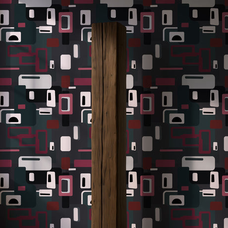 Mellow Pop | Groovy Mid-Century Modern 1970s Wallpaper Wallpaper Sckribbles