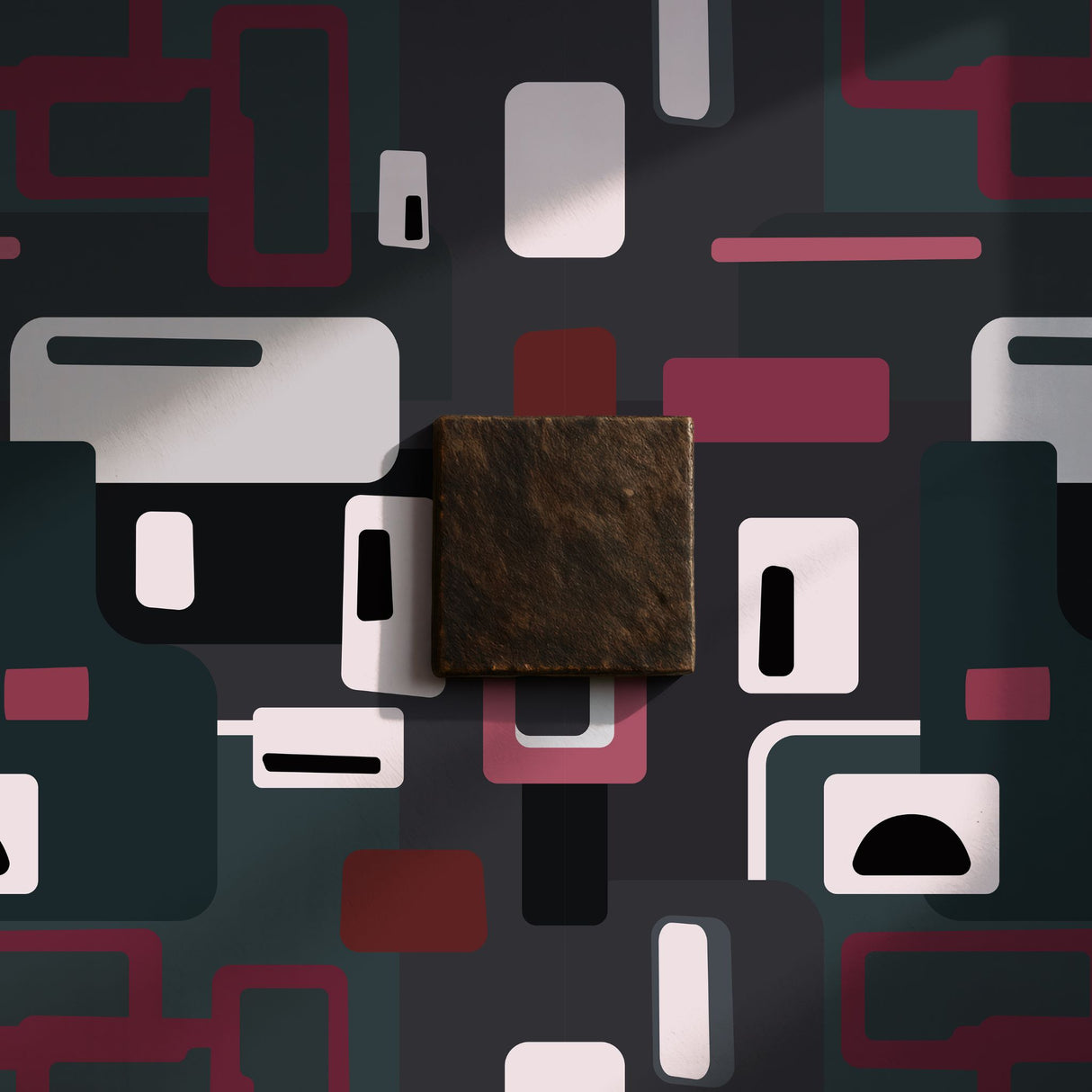 Mellow Pop | Groovy Mid-Century Modern 1970s Wallpaper Wallpaper Sckribbles Signature - Premium Non-Woven Roll - 24 in x 32.8 ft (61 cm × 10 m) Boogie