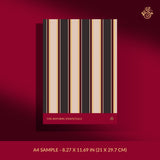 Regal Stripes | Classic Masculine Striped Wallpaper