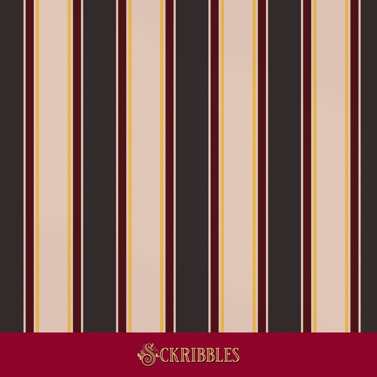 Regal Stripes | Classic Masculine Striped Wallpaper