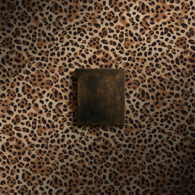 Feline Fancy | Maximalist Leopard Print Wallpaper Wallpaper Sckribbles