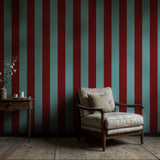 Bold Bright Colorful Vertical Striped Wallpaper {Circus Stripes} Wallpaper Sckribbles   