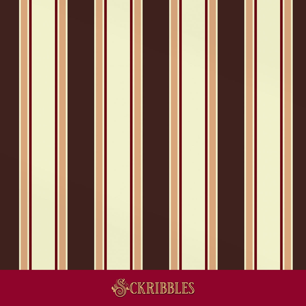 Regal Stripes | Classic Masculine Striped Wallpaper