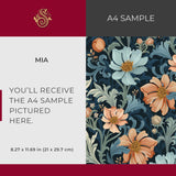 Paradise Petals | Pretty Feminine Romantic Floral Botanical Wallpaper