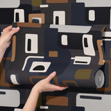 Groovy Mid-Century Modern 1970s Wallpaper {Mellow Pop} Wallpaper Sckribbles