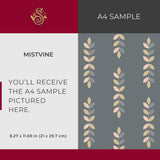 Whisperleaf | Boho Scandinavian Feminine Leaves Modern Wallpaper