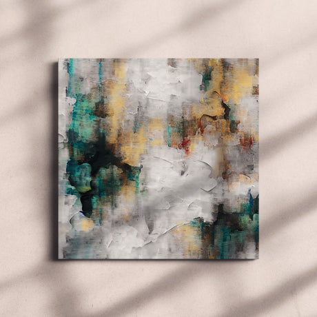 Contemporary Abstract Textured Painting Wall Art Canvas {Chaotic Calm} Canvas Wall Art Sckribbles   