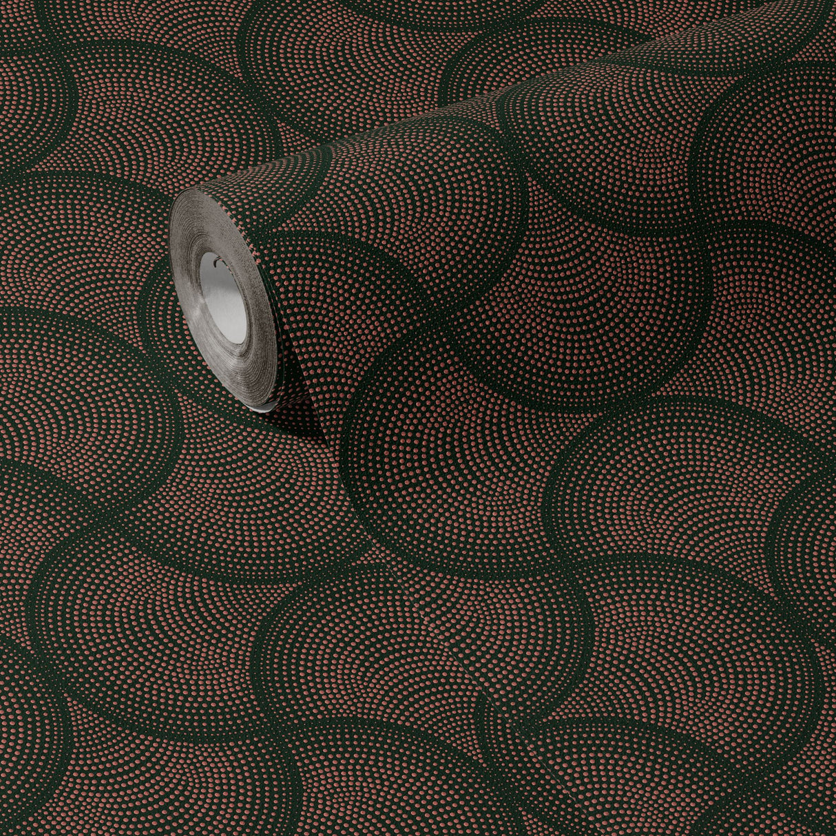 Dark & Moody Dotted Fan Art Deco Wallpaper {Fanform} Wallpaper Sckribbles