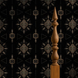 Moody Black Glamorous Luxury Art Deco Wallpaper {Sacred Geometry} Wallpaper Sckribbles