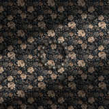 Moody floral wallpaper.