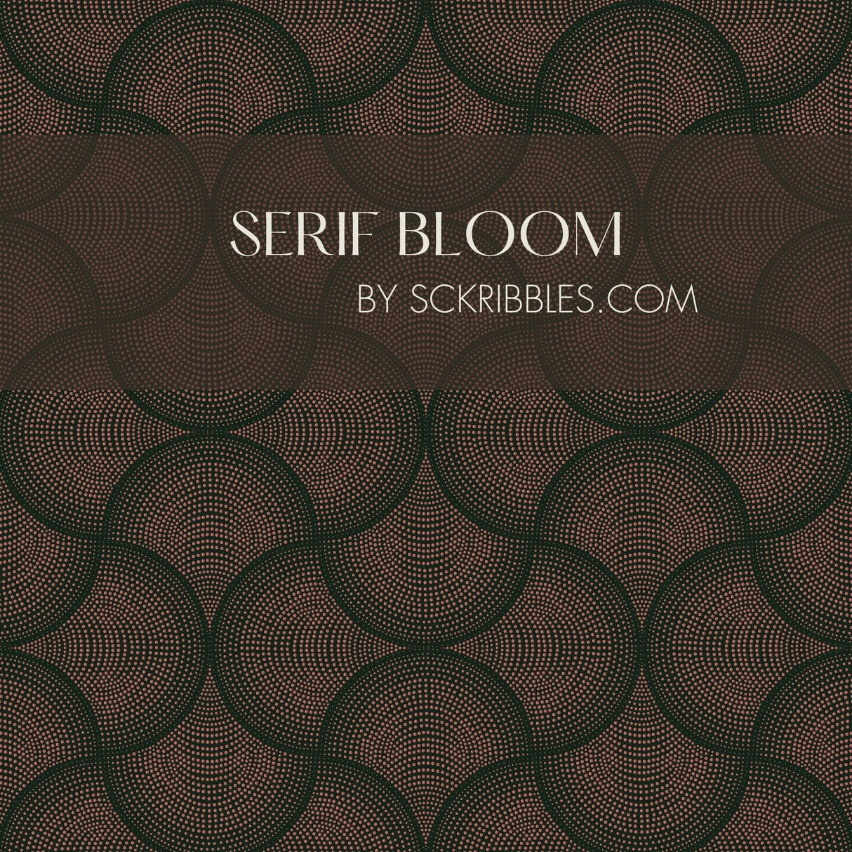 Dark & Moody Dotted Fan Art Deco Wallpaper {Fanform} Wallpaper Sckribbles