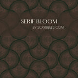 Dark & Moody Dotted Fan Art Deco Wallpaper {Fanform} Wallpaper Sckribbles
