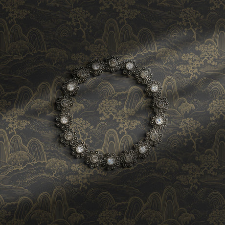 Moody neutral-toned Asian wallpaper.