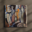 Abstract Neutral Curved Shapes Wall Art Canvas {It's Complicated} Canvas Wall Art Sckribbles   