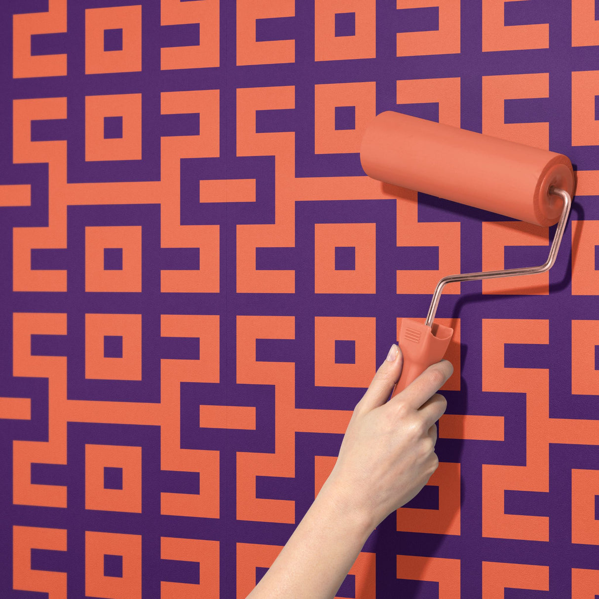 Bright Bold & Eccentric Retro Art Deco Wallpaper {Pacdeco} Wallpaper Sckribbles