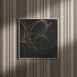 Classic Neutral Beige Striped Traditional Wallpaper {Cottage Charm} Wallpaper Sckribbles