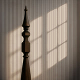 Dainty Belle | Feminine Neutral Striped Wallpaper Wallpaper Sckribbles