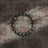 Neutral vintage floral wallpaper.