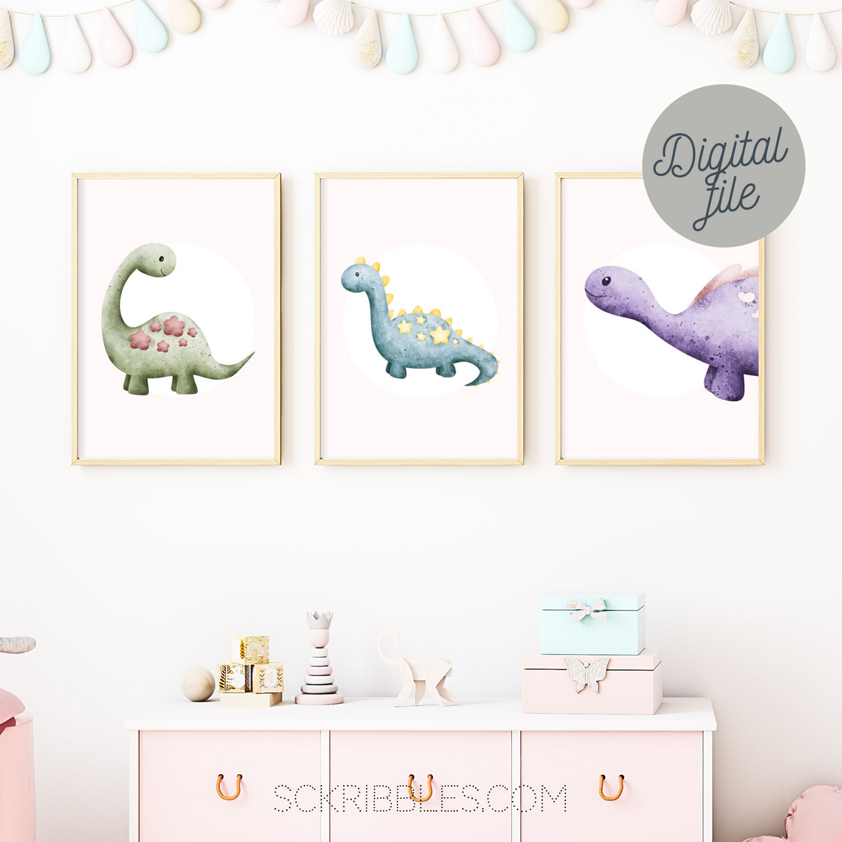 Dinosaur Alphabet Wall Decals – Bright Bubs Nursery