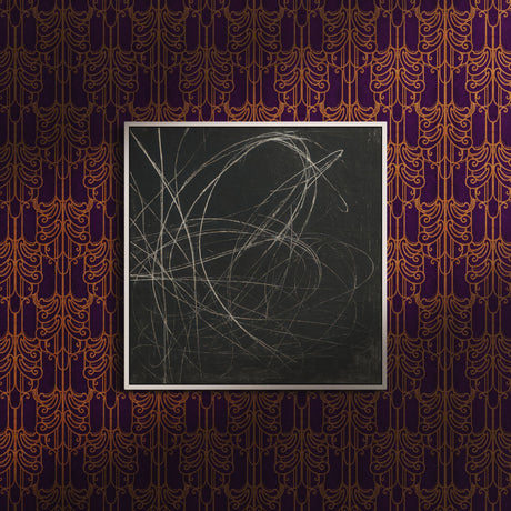 Gritty Luxe | Luxurious Decadent Moody Art Nouveau Wallpaper Wallpaper Sckribbles