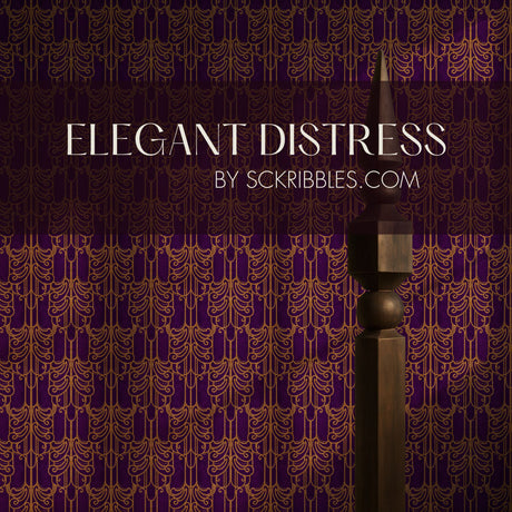 Gritty Luxe | Luxurious Decadent Moody Art Nouveau Wallpaper Wallpaper Sckribbles