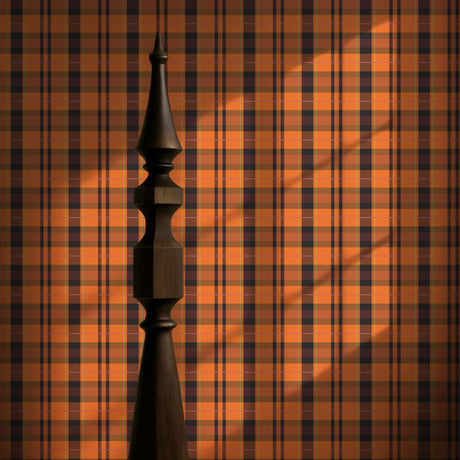 Traditional Green, Brown, & Red Plaid Wallpaper {Highland Ember} Wallpaper Sckribbles
