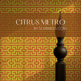 Metro Deco | Bold Geometrical Dramatic Art Deco Wallpaper