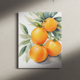 Bunch of Oranges Kitchen Watercolor Wall Art Canvas {Citrus Love} Canvas Wall Art Sckribbles   