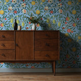 William Morris Wallpaper "Fruit" | Botanical Vintage Pomegranates Wallpaper Sckribbles