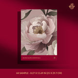Pink peony wallpaper sample.