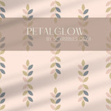 Boho Scandinavian Feminine Leaves Modern Wallpaper {Whisperleaf} Wallpaper Sckribbles