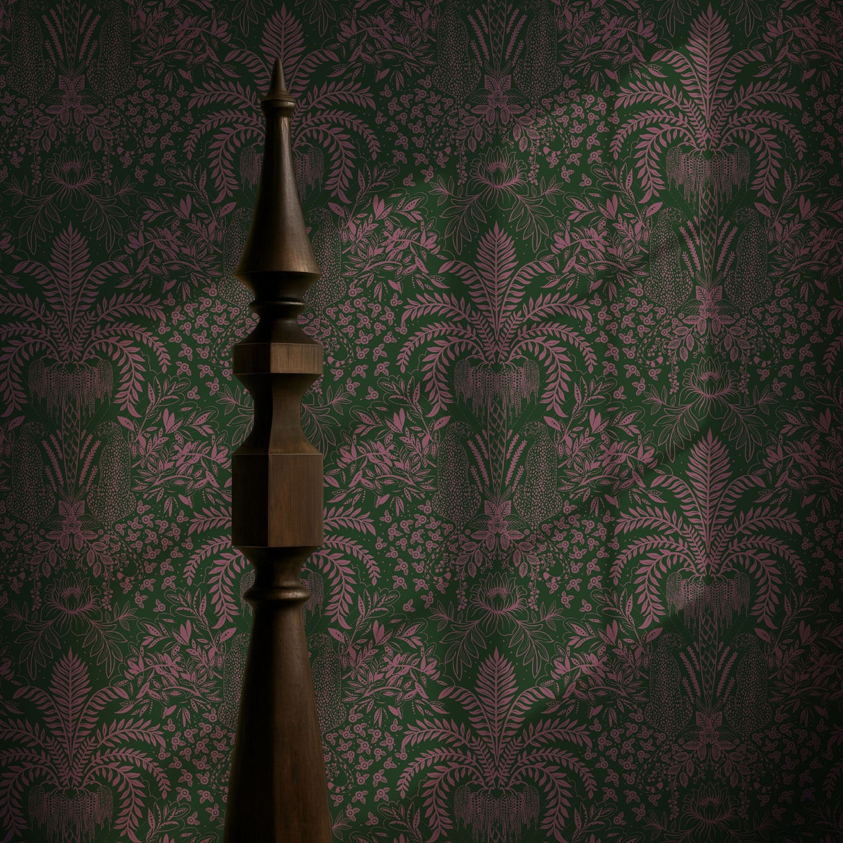 Leopard's Lair | Tropical Palm Tree Jungle Wallpaper