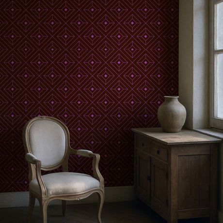 Glamorous & Bold Luxury Art Deco Wallpaper {Square Affair} Wallpaper Sckribbles