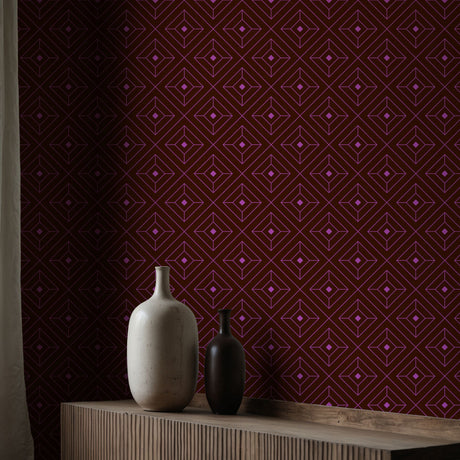 Glamorous & Bold Luxury Art Deco Wallpaper {Square Affair} Wallpaper Sckribbles